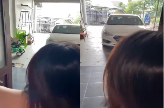 Chịch nhau lén lút trước cửa nhà lo bố mẹ về