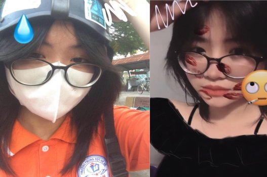 Nữ sinh kính cận tính cách dâm đãng