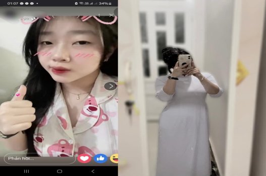 Video 18+ mới nhất nữ sinh Trần Linh trong áo dài